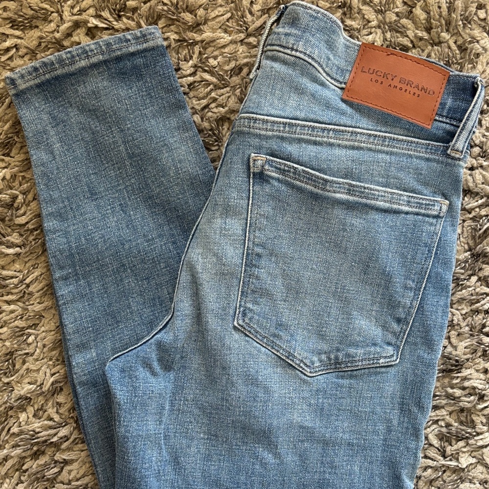 Lucky Brand Denim Blue Mid Rise Skinny Ava Jeans